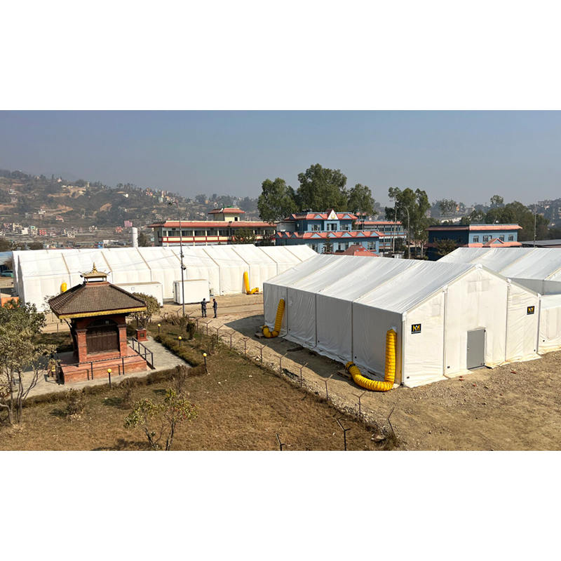 IFRC/ICRC/WFP/IOM标准耐紫外线10x24m帐篷移动存储单元（MSU）