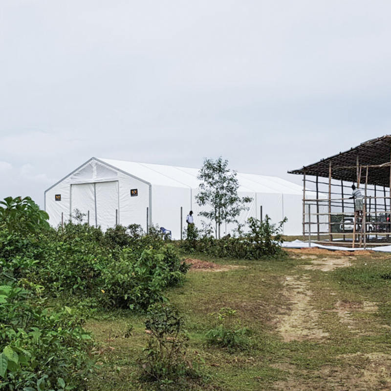 IFRC/ICRC/WFP/IOM标准耐紫外线10x24m帐篷移动存储单元（MSU）