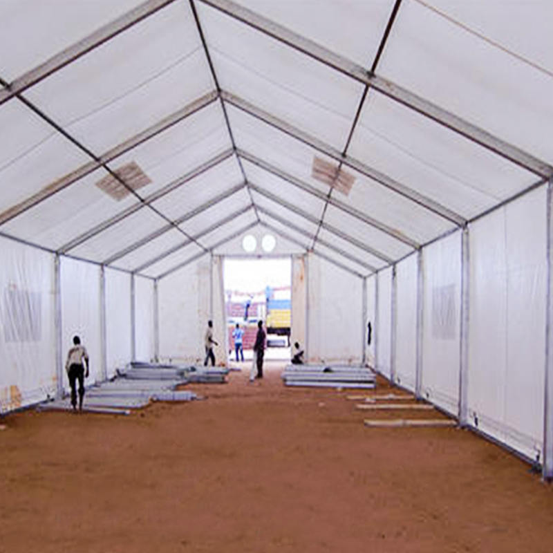 IFRC/ICRC/WFP/IOM标准10x32m耐用弹性存储帐篷移动存储单元（MSU）