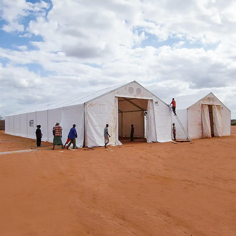 IFRC/ICRC/WFP/IOM标准10x32m耐用弹性存储帐篷移动存储单元（MSU）