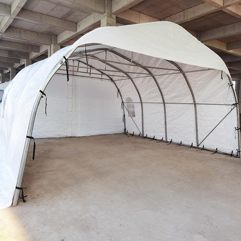 5.6x6.1m（18“ x20”）超大PVC双便携式车库庇护所