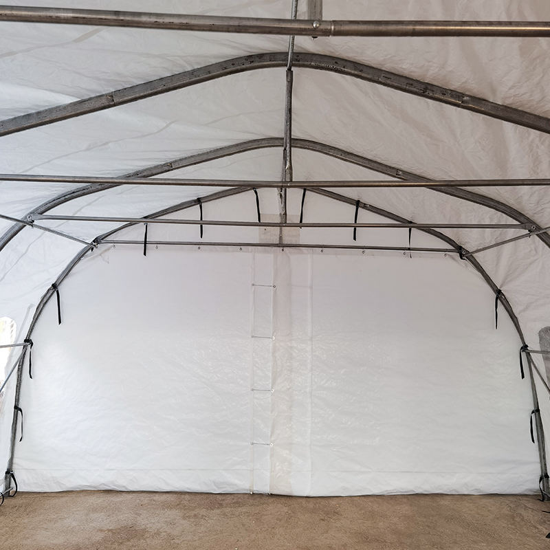 5.6x6.1m（18“ x20”）超大PVC双便携式车库庇护所