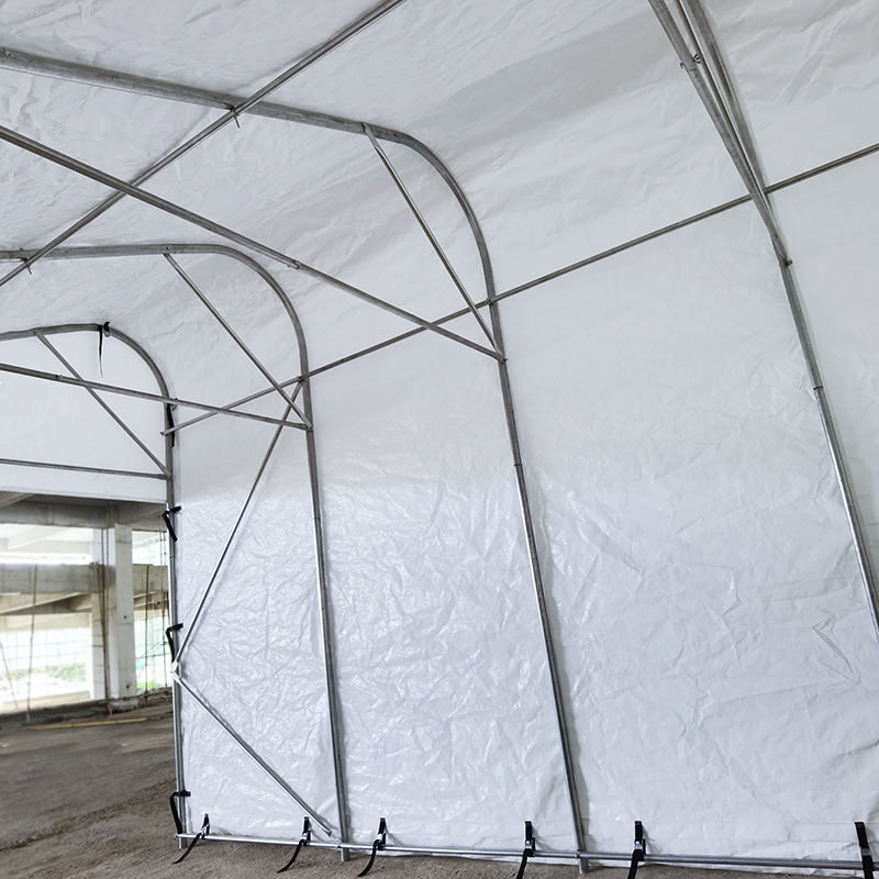 3.2x6.1m（10.6“ x20”）PE SIGLE SIGLE SLOPE临时便携式车库和避难所
