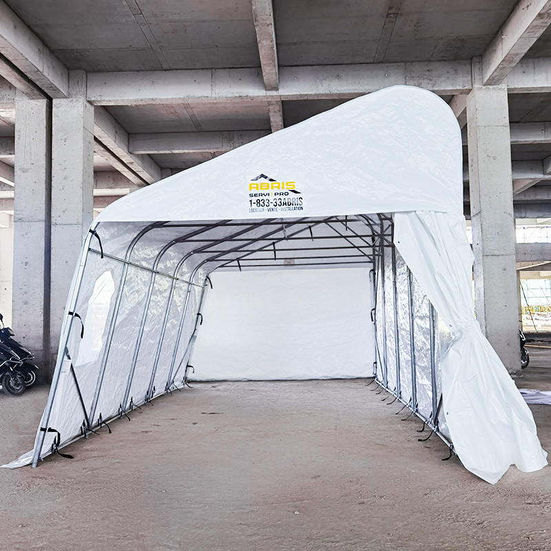 3.2x6.1m（10.6“ x20”）PE SIGLE SIGLE SLOPE临时便携式车库和避难所