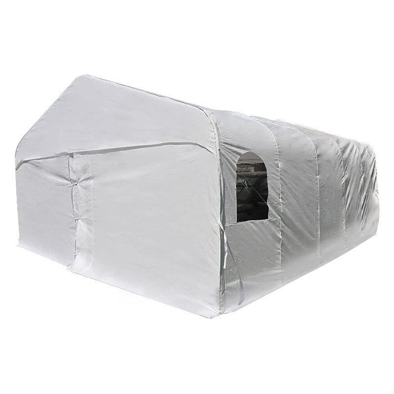 6x6m（20“ x20”）PE双车庇护所重型便携式车库