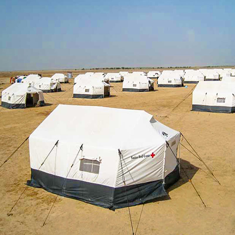 ICRC IFRC UNCR标准5人双人双人可折的全天候帐篷