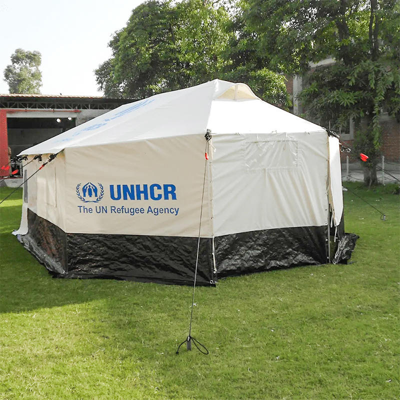 ICRC IFRC UNCR标准5人双人双人可折的全天候帐篷