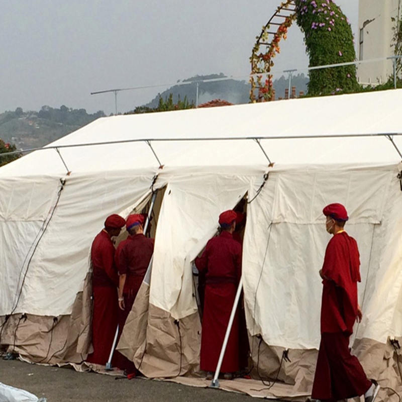 MSF/ICRC/IFRC标准45m²多功能帐篷基本帐篷用于学校，办公室，诊所