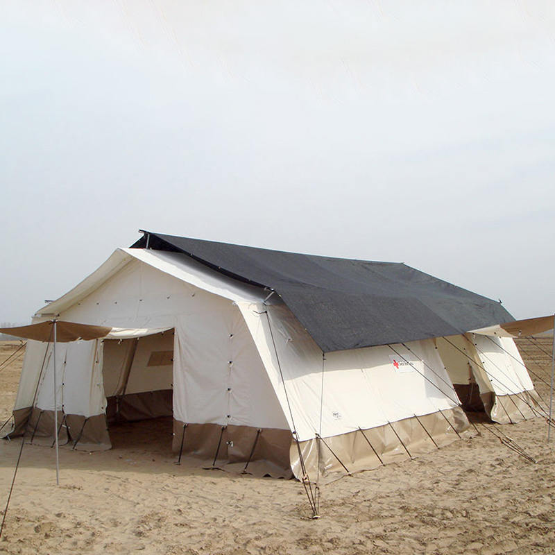 MSF/ICRC/IFRC标准45m²多功能帐篷基本帐篷用于学校，办公室，诊所