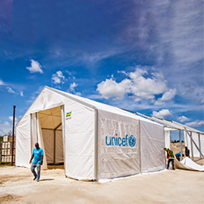IFRC/ICRC/WFP/IOM标准6.5x8m便携式帐篷移动存储单元（MSU）