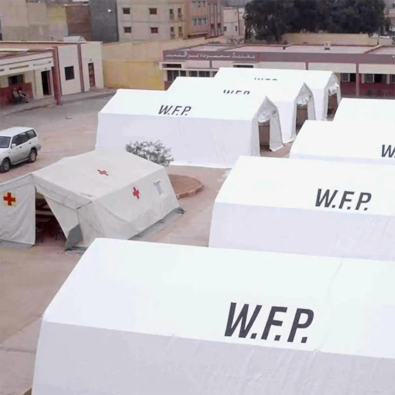 IFRC/ICRC/WFP/IOM标准耐紫外线10x24m帐篷移动存储单元（MSU）