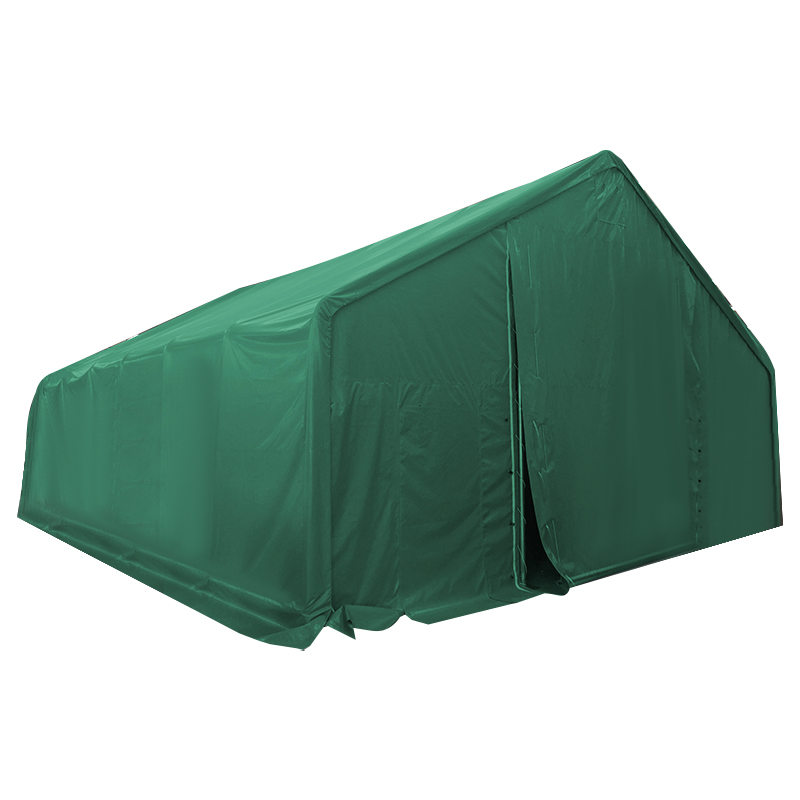 10x12m-3m PVC重型绿色仓库存储帐篷