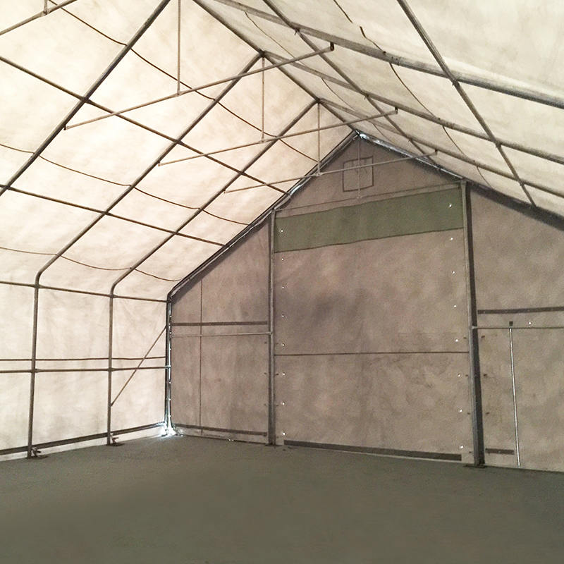 10x12m-3m PVC重型绿色仓库存储帐篷