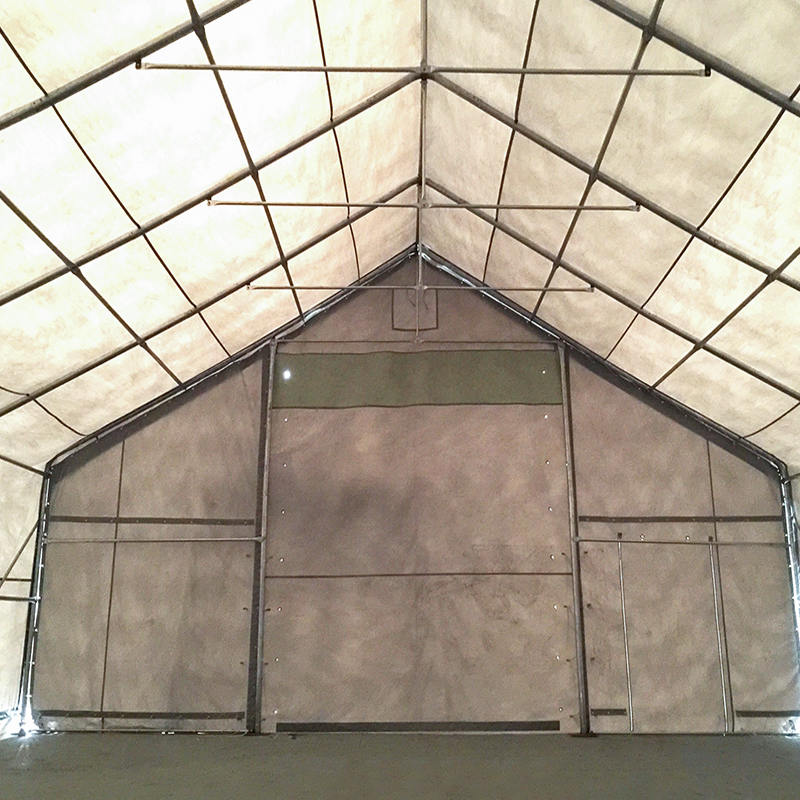 10x12m-3m PVC重型绿色仓库存储帐篷