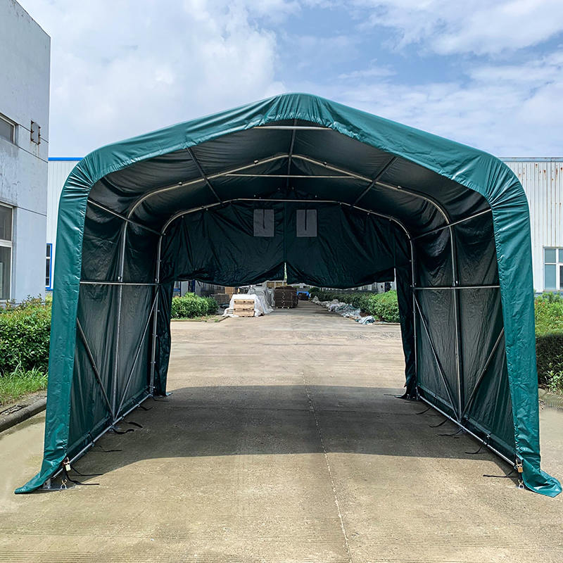 4x4m-26m牧场阴影庇护所重型户外储物棚畜栏庇护所