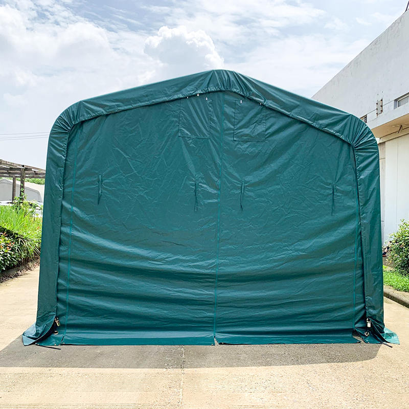 4x4m-26m牧场阴影庇护所重型户外储物棚畜栏庇护所