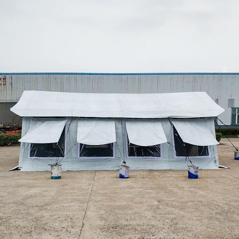 联合国儿童基金会标准42m²多功能轮毂帐篷，具有集成/可移动的阴影盖
