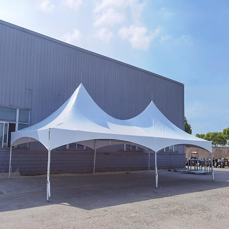 （6x12m）20“ x40”高峰帐篷铝制式耐用PVC派对帐篷