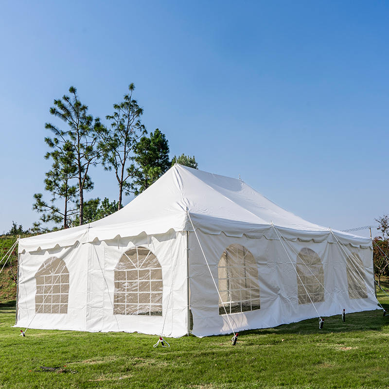 20“ x20”（6x6m）PVC白色冠层帐篷