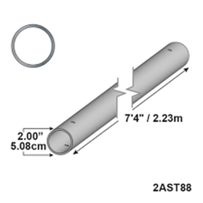 20“ x40”（6x12m）西海岸框架单铝管PVC派对帐篷