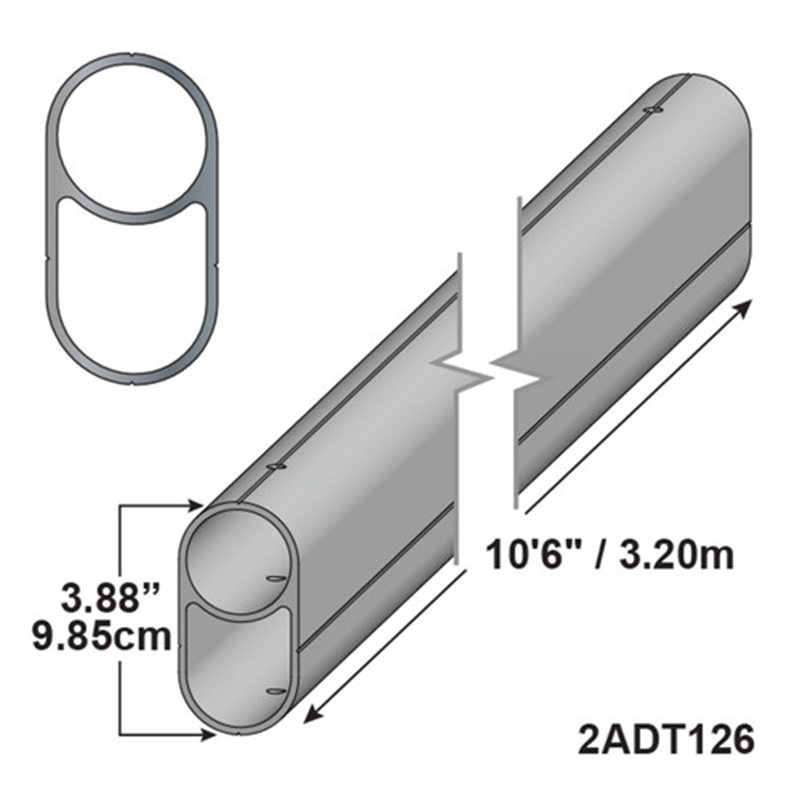 30“ x45”（9x1350万）西海岸框架双铝管截面PVC Party Marquee