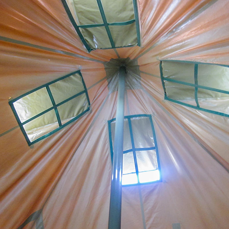 5x5m 8-12人帆布陆军帐篷救灾帐篷