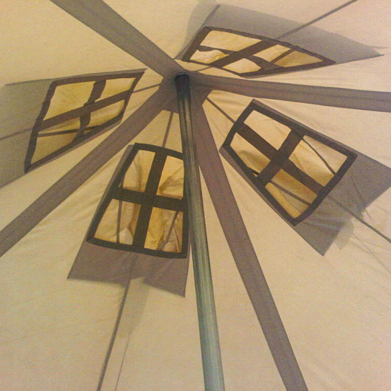 5x5m 8-12人帆布陆军帐篷救灾帐篷