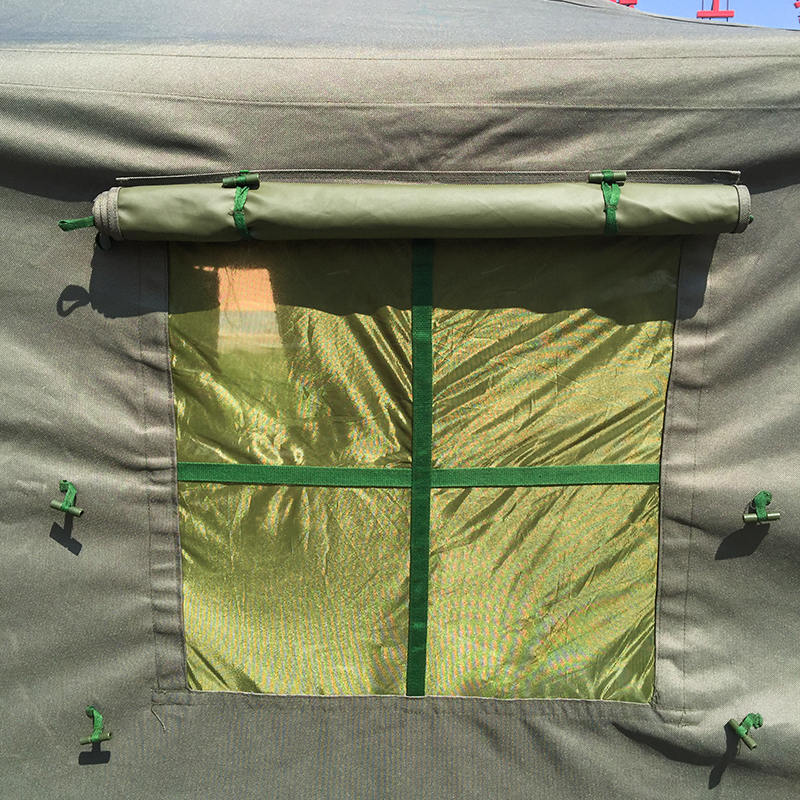 4.8x6.0m帆布军用杆帐篷和庇护所